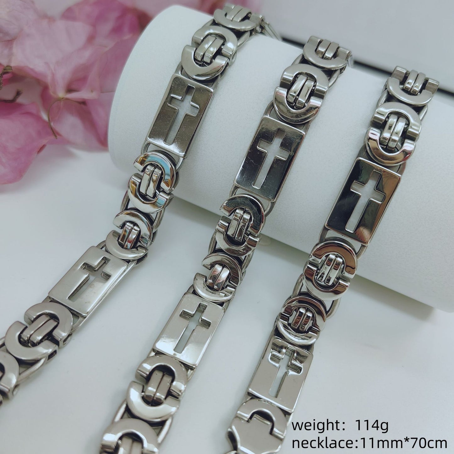 Fashion Trendy Unique Man's Stainless Steel Necklace