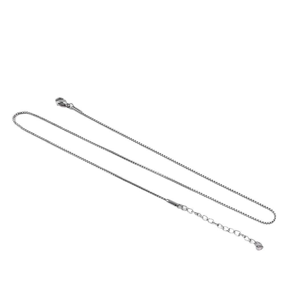 Stainless Steel Box Chain Finished Clavicle Female Necklaces
