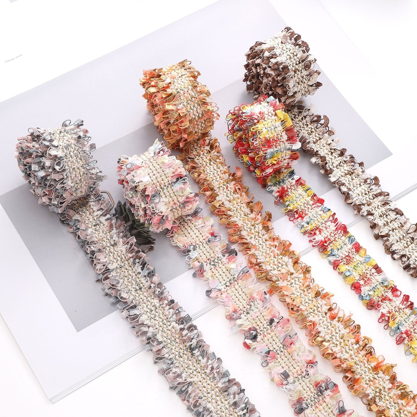 Classic Style Polyester Lace Handmade Suitcase Hat Weaving Rope Jewelry Accessories