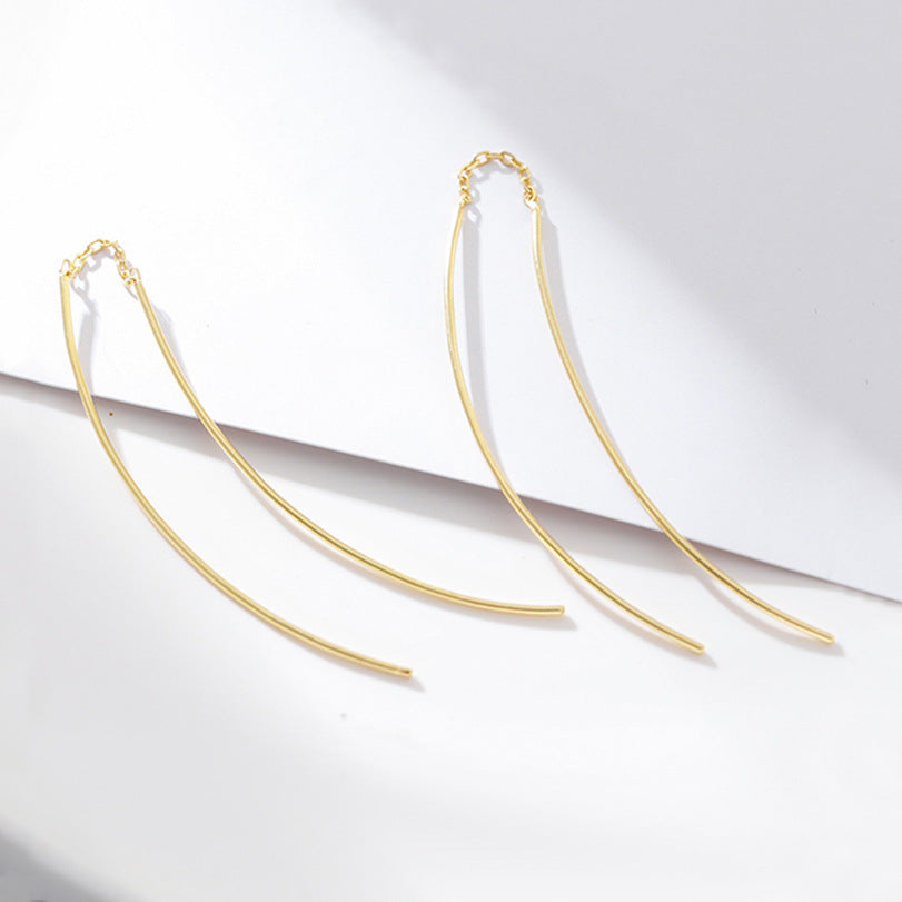 Female Temperament Trendy Long Fringe Super Fairy Rings