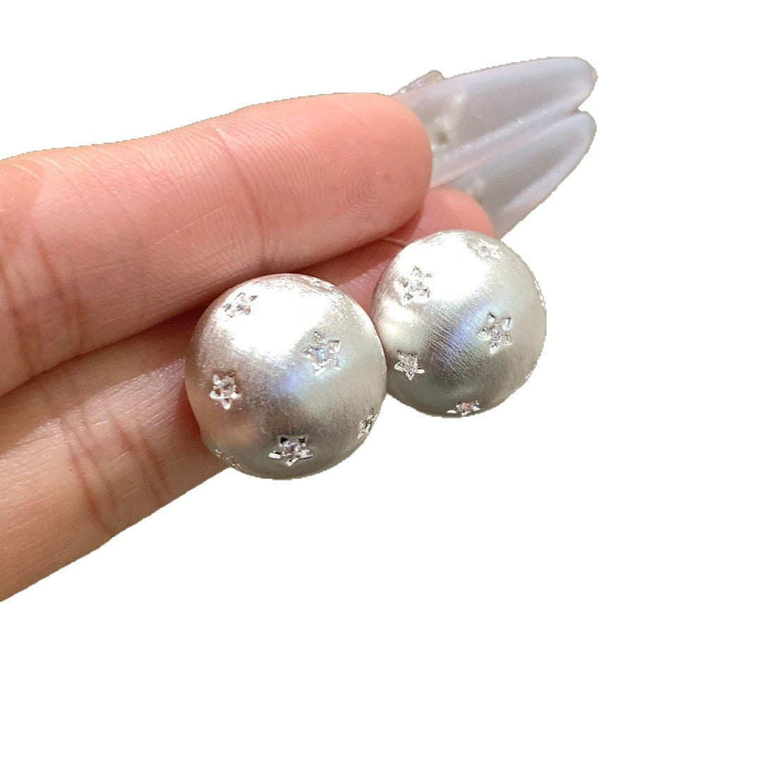 Women's Star Ear Sier Light Luxury Simplicity Stud Earrings