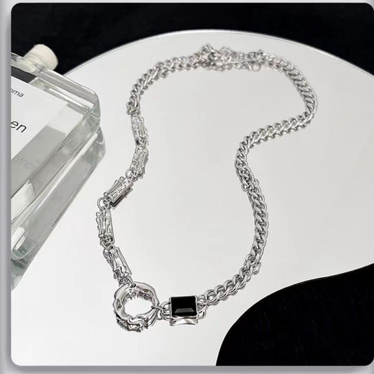 Men's Fashion Trend Titanium Steel No Fading Clavicle Chain Necklaces