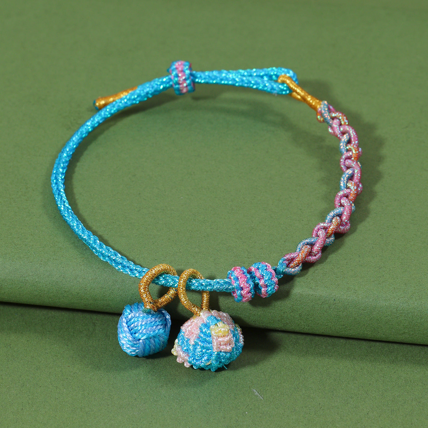 Festival Colorful Rope Ethnic Style Hand-woven Adult Small Sachet Carrying Bracelet