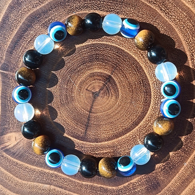 Versatile Classic Comfortable Xi Glass Tigereye Bracelet