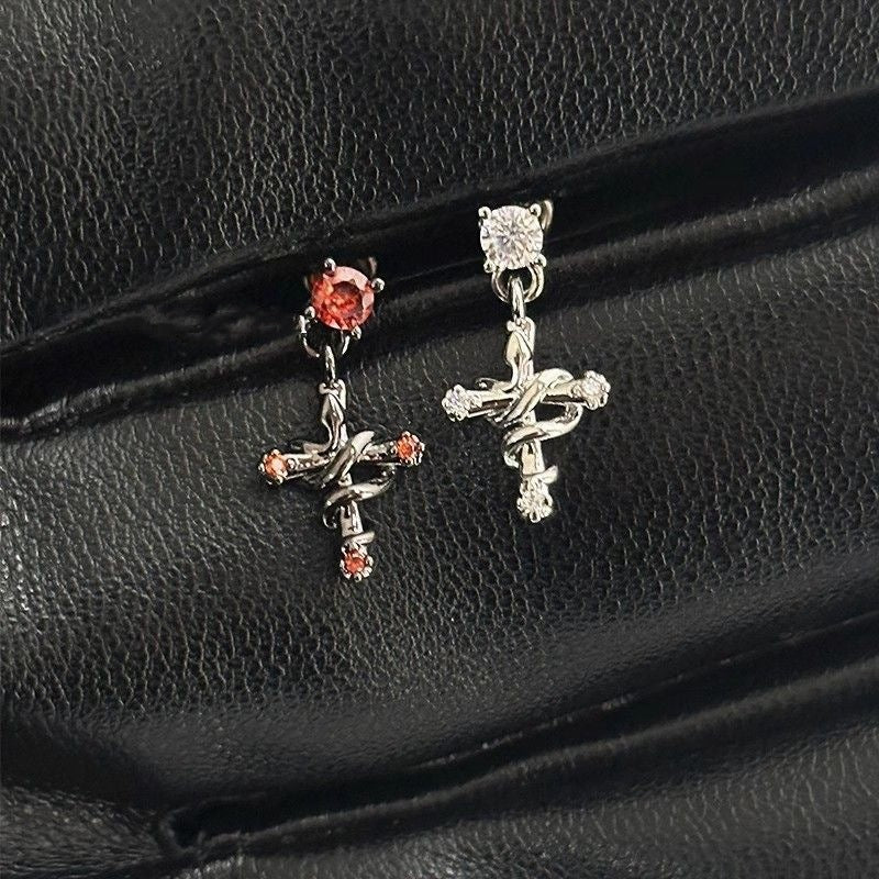 Bone Small Versatile Butterfly Design Pin Stud Earrings