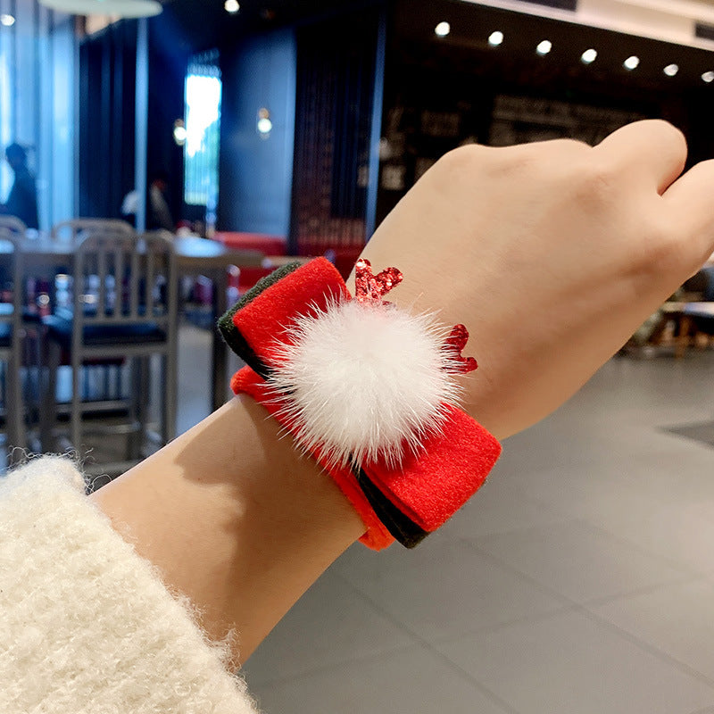 Christmas Plush Pop Cute Cartoon Doll Couple Small Gift Bracelet