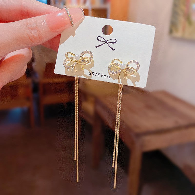 Women's Bow Simple Long One Style For Rings