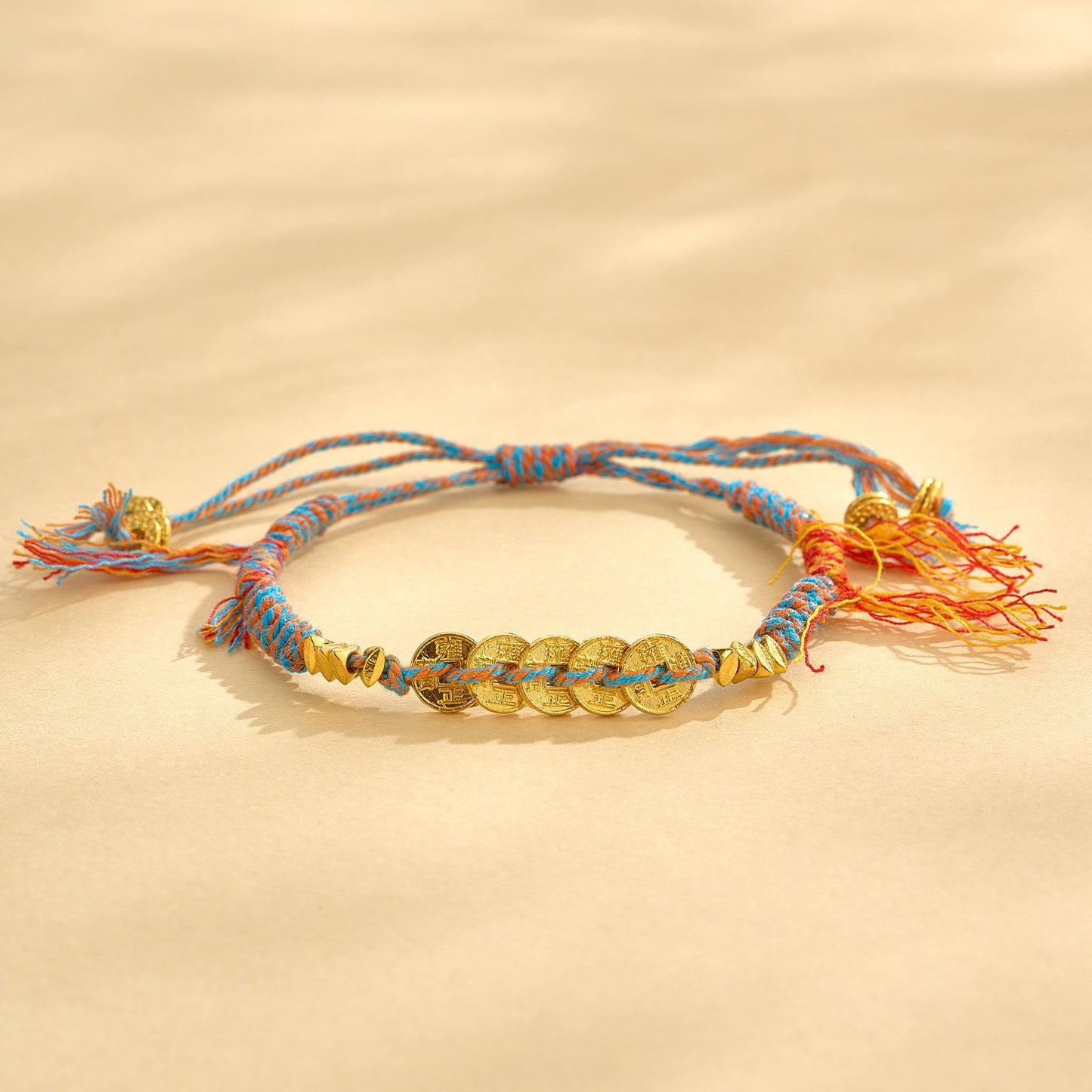 Dragon Boat Festival Colorful Rope Small Red Hand-woven Tiger Head Bracelet