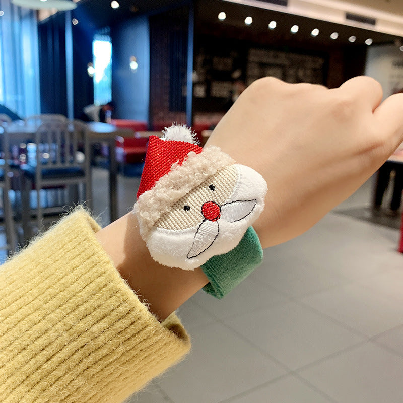 Christmas Plush Pop Cute Cartoon Doll Couple Small Gift Bracelet