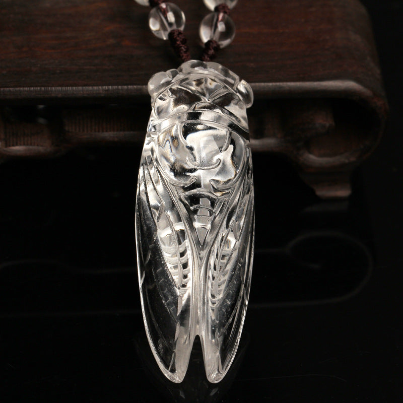 Women's & Men's Cicada Crystal Golden Make Great Coup Sweater Pendants