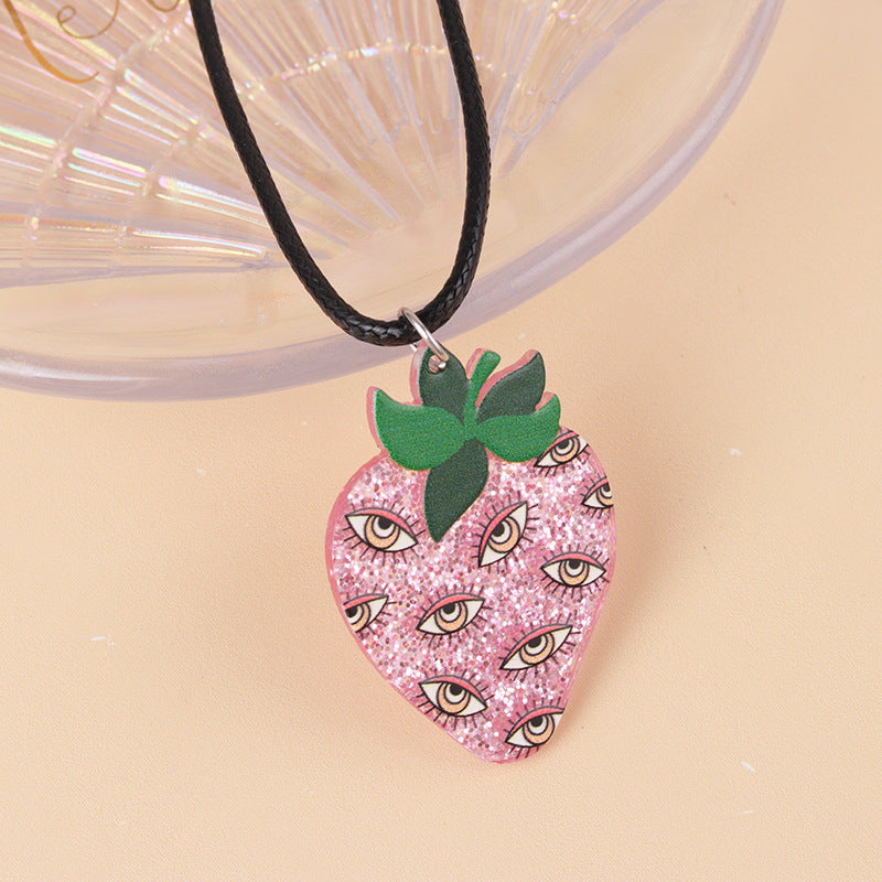 Women's Cartoon Fun Ghost Pumpkin Acrylic Personalized Necklaces