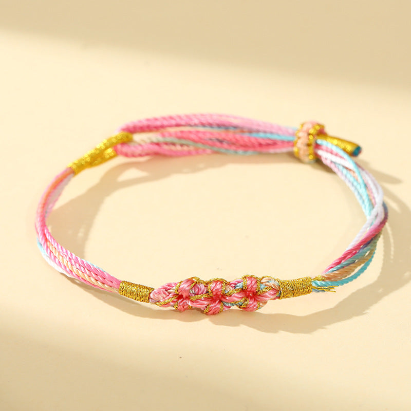 Children's Dragon Boat Festival Colorful Rope Hand-woven Small Bracelets