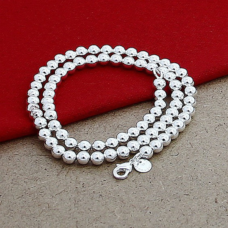 Pretty Ornament Sier Plated Buddha Beaded Necklaces