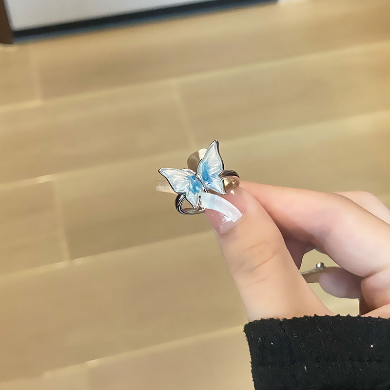 Women's Adjustable Simple Niche Design Minimalist Index Ring
