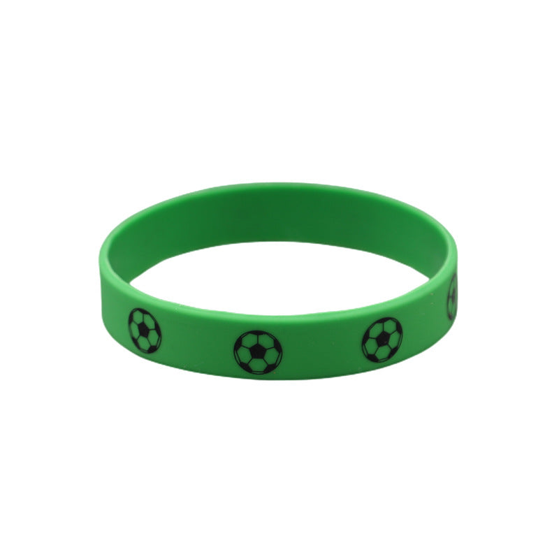 Football Silicone Fans Club Commemorative Gift Bracelets