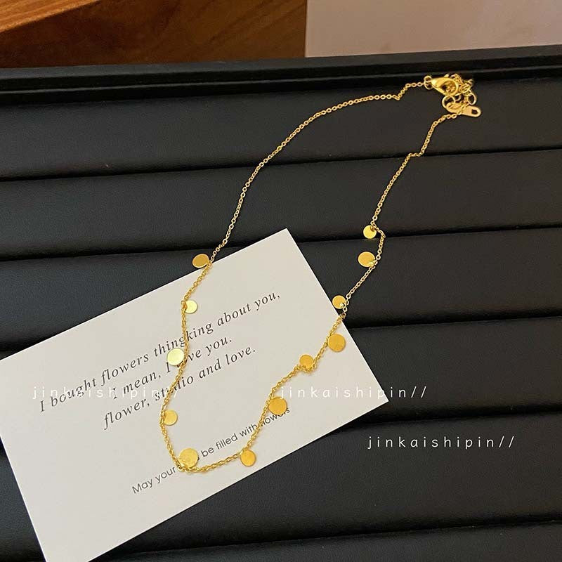 Butterfly Drop Female Mori Style Niche Exquisite Fashion Sweet Necklace