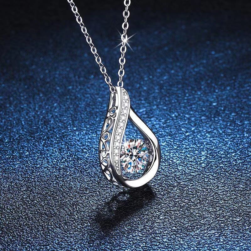 Zircon Karat Wind Smart Water Drop Necklaces