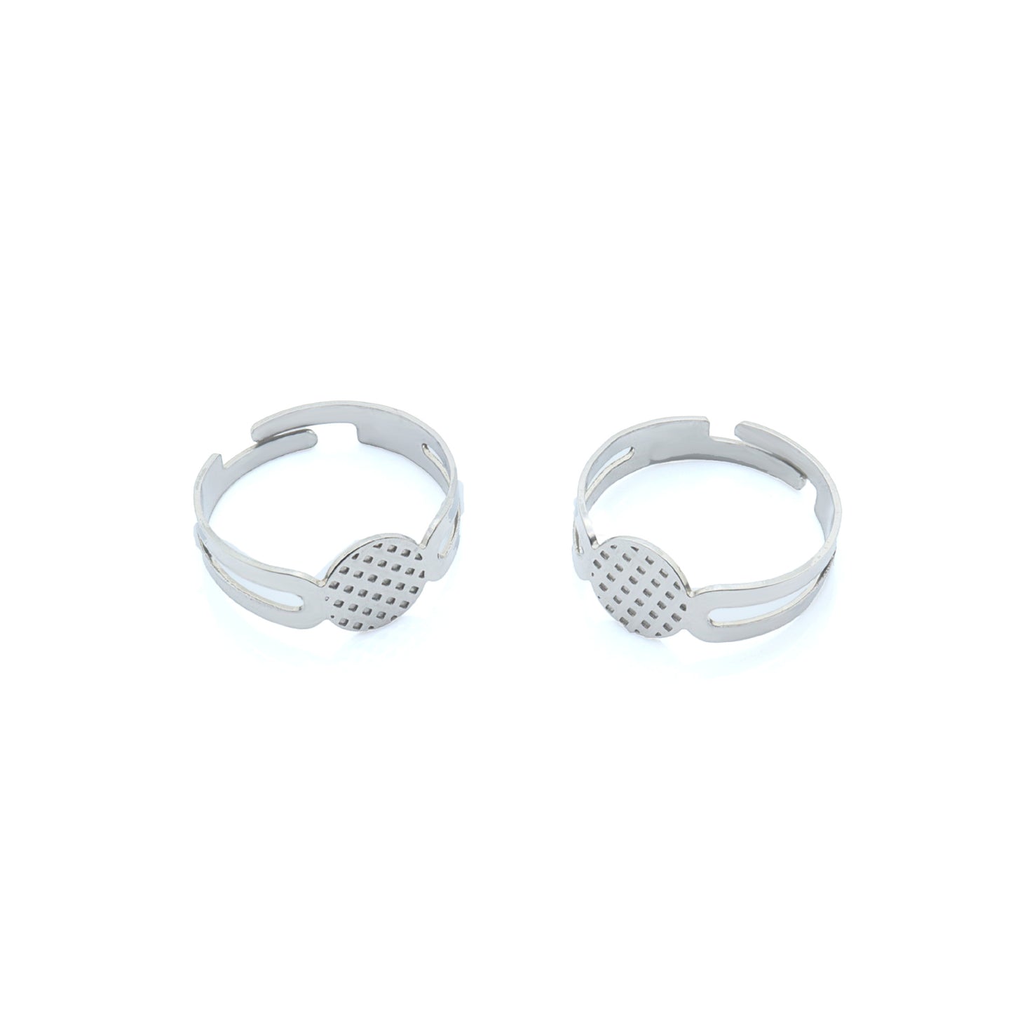 Children's Stainless Steel Adjustable Opening Toy Setting Rings