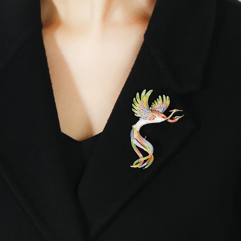 Swallow Exquisite Brooch Light Luxury Han Chinese Cheongsam Brooches