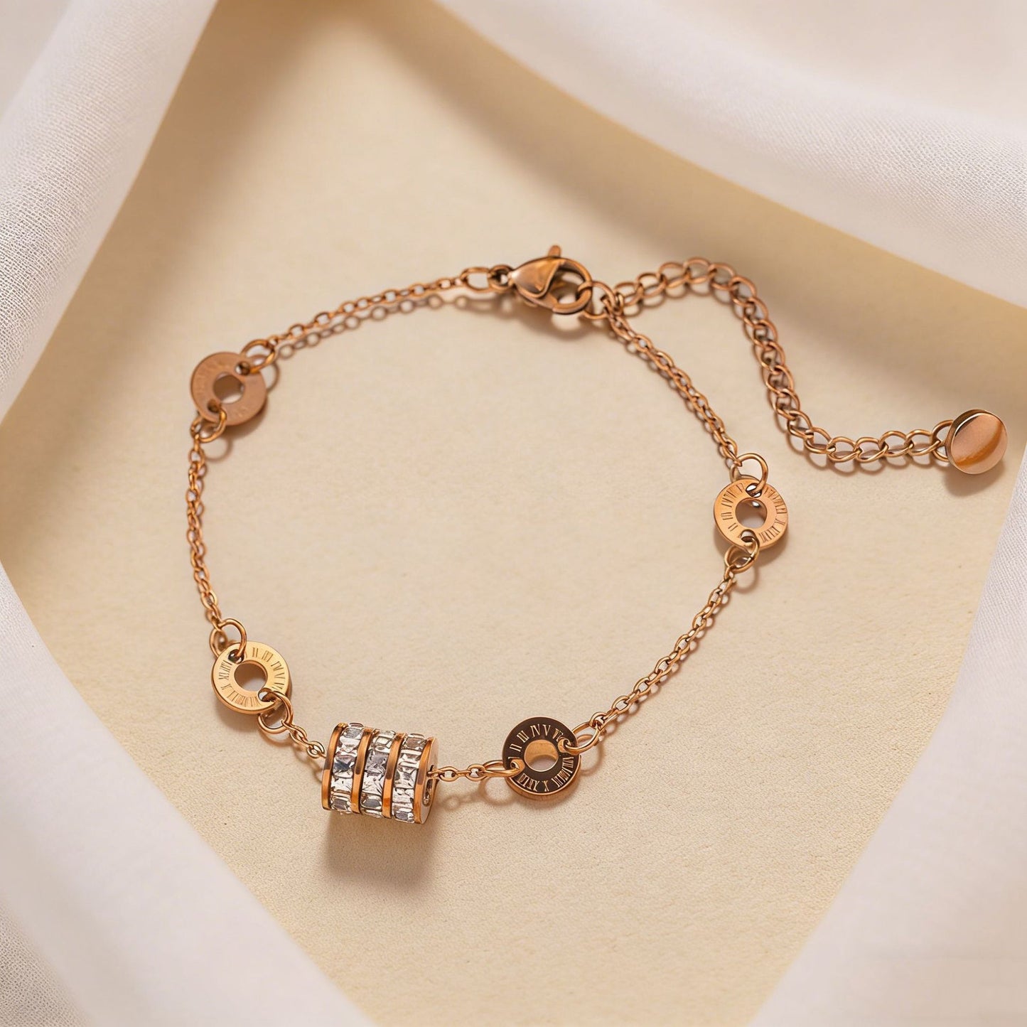 Women's Commuter Titanium Steel Light Luxury Couple Bracelets