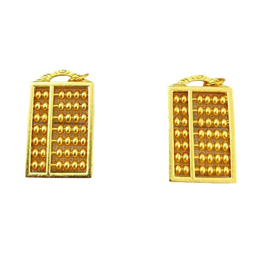 High Color Protection Ancient Law Alluvial Gold Abacus National Pendants