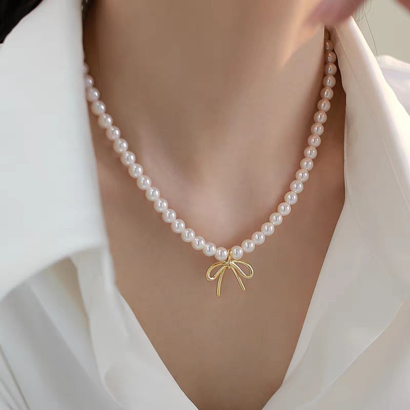 Women's With Broken Sier Exquisite Small Beads For Necklace