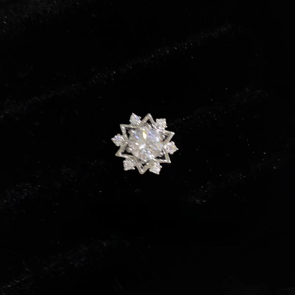 Women's Snowflake Sun Flower Ear High-grade Affordable Luxury Fashion Temperament Earrings