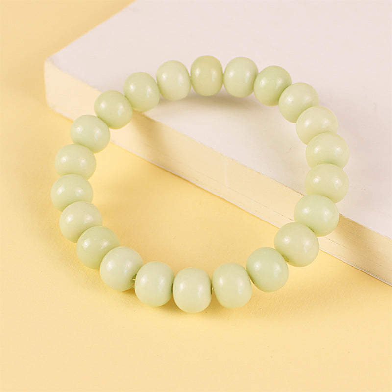 Bodhi Candy Color Single Circle Pliable Temperament High Throw Three Bracelets