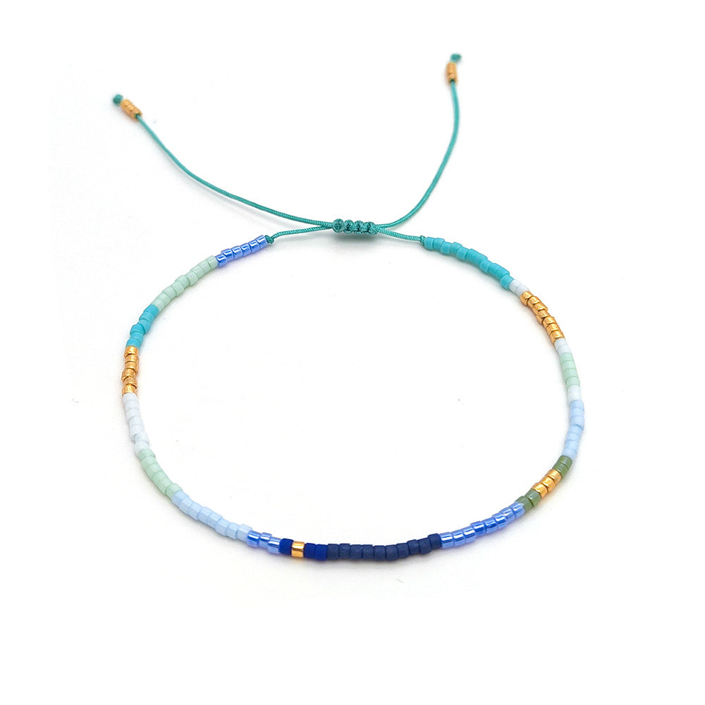 Bead Tiny Niche Woven Color Beads Bracelets