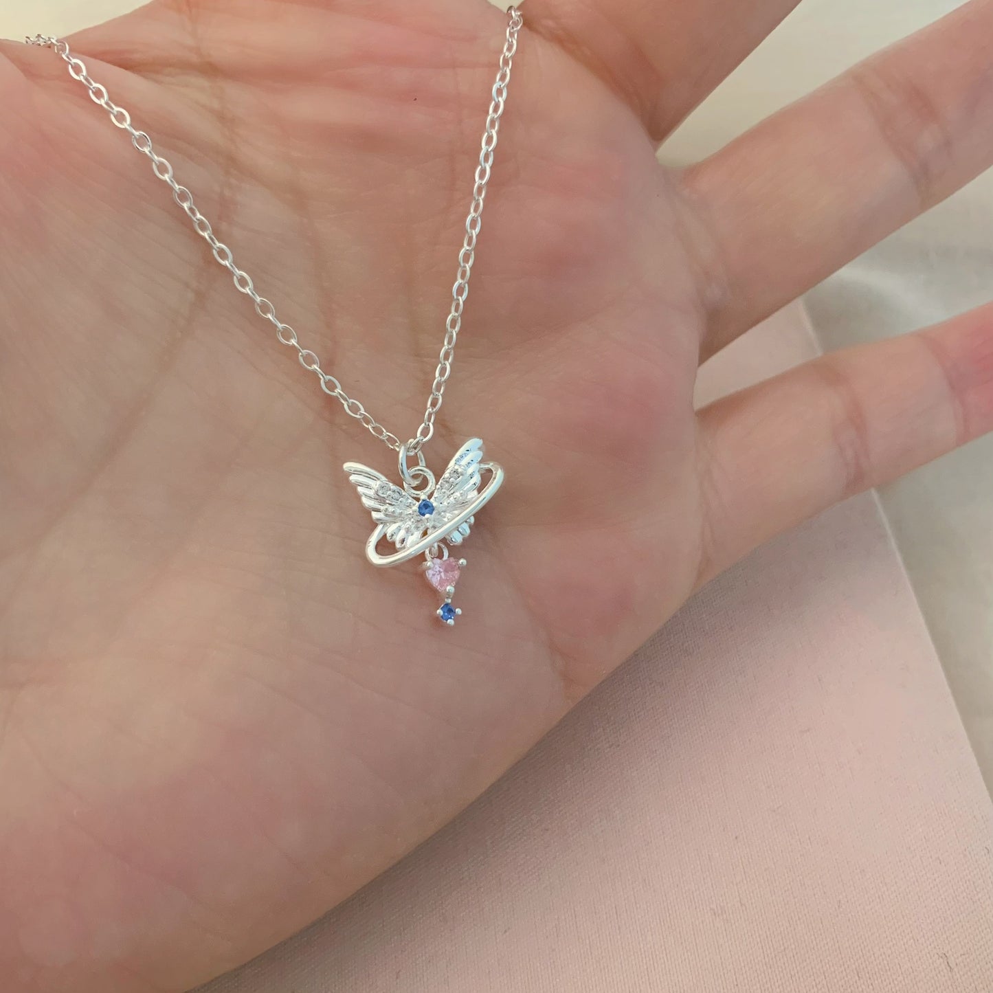 Women's Style High-grade Zircon Butterfly Refined Stylish Necklace