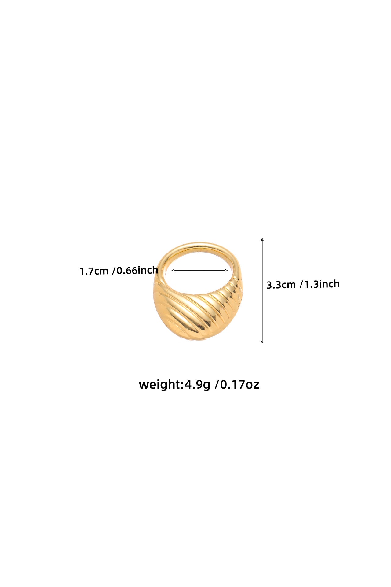 Stainless Steel Geometric Heart Shape Ear Niche Design Light Ring