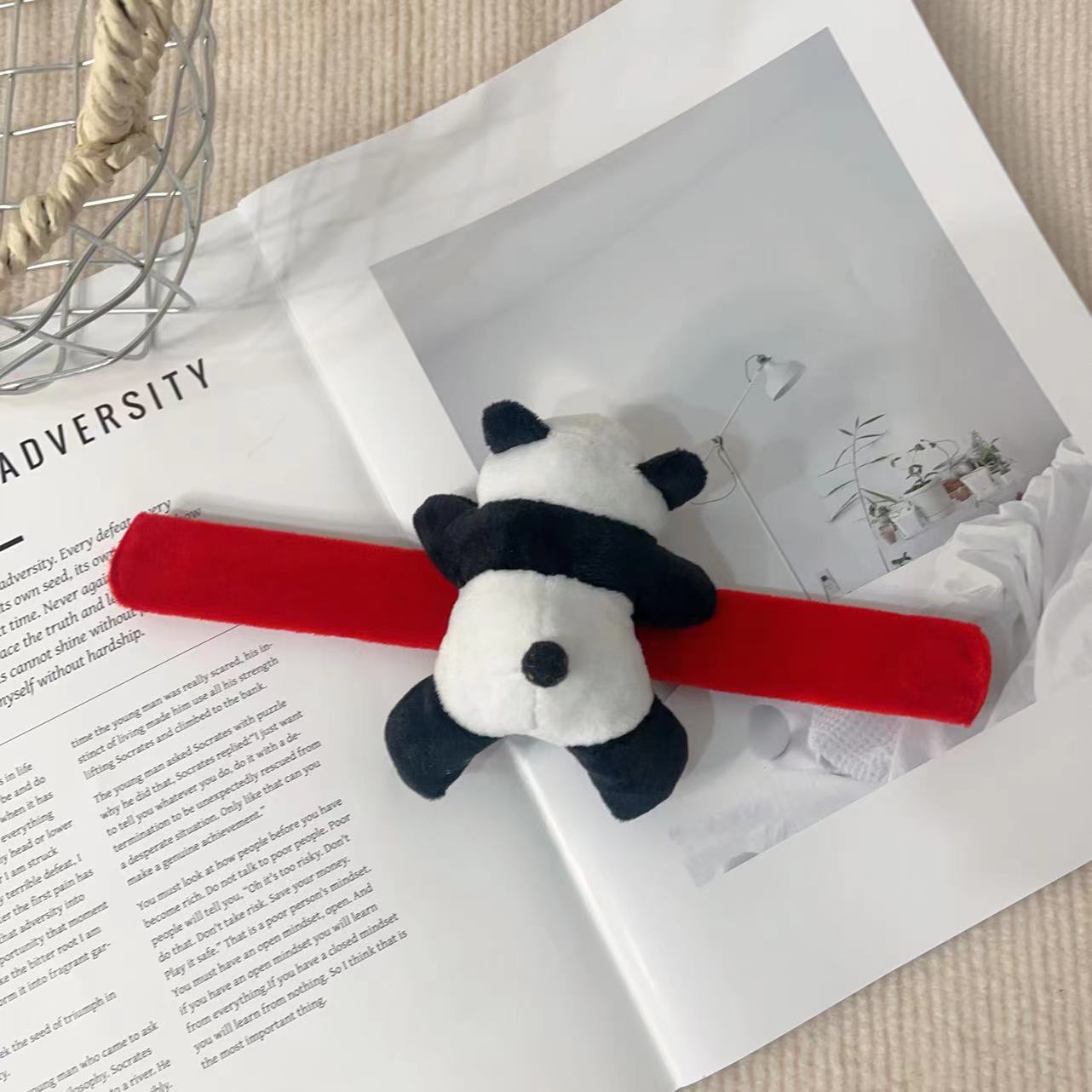Doll Pop Cartoon Cute Leaning Bear Tourist Bracelet