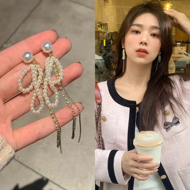 Women's Elegant Trendy Long Tassel Vintage Earrings