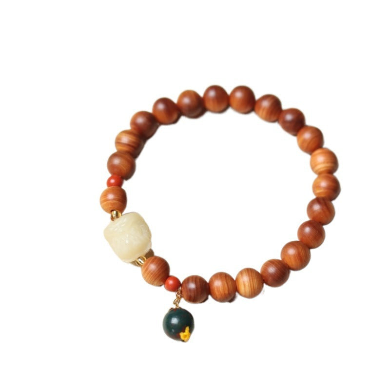 Women's & Men's Material Thuja Rosary Boxwood Lotus Seedpod Buddha Bracelet