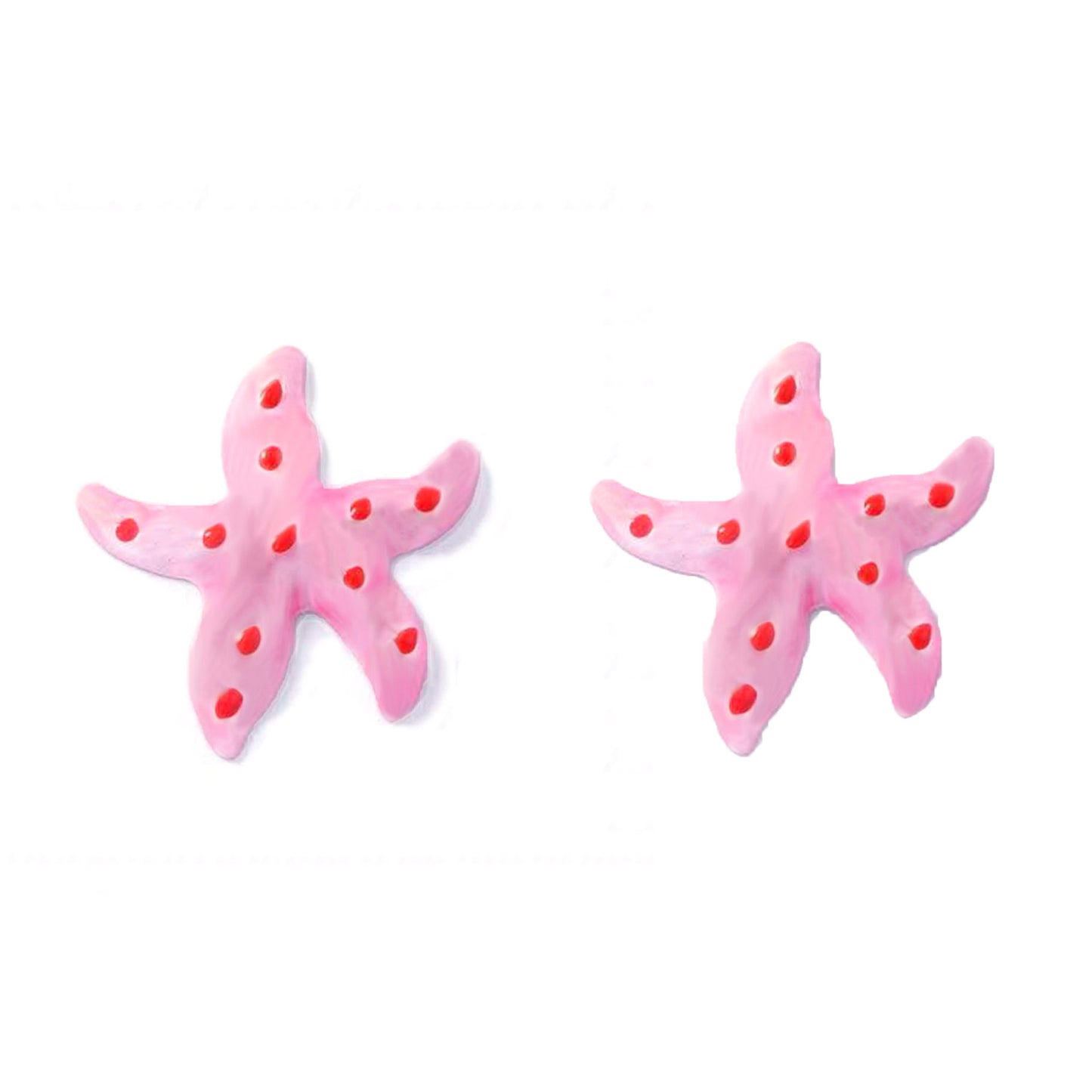 Fashion Trendy Ocean Casual Style Metal Geometry Starfish Five-pointed Star Earrings