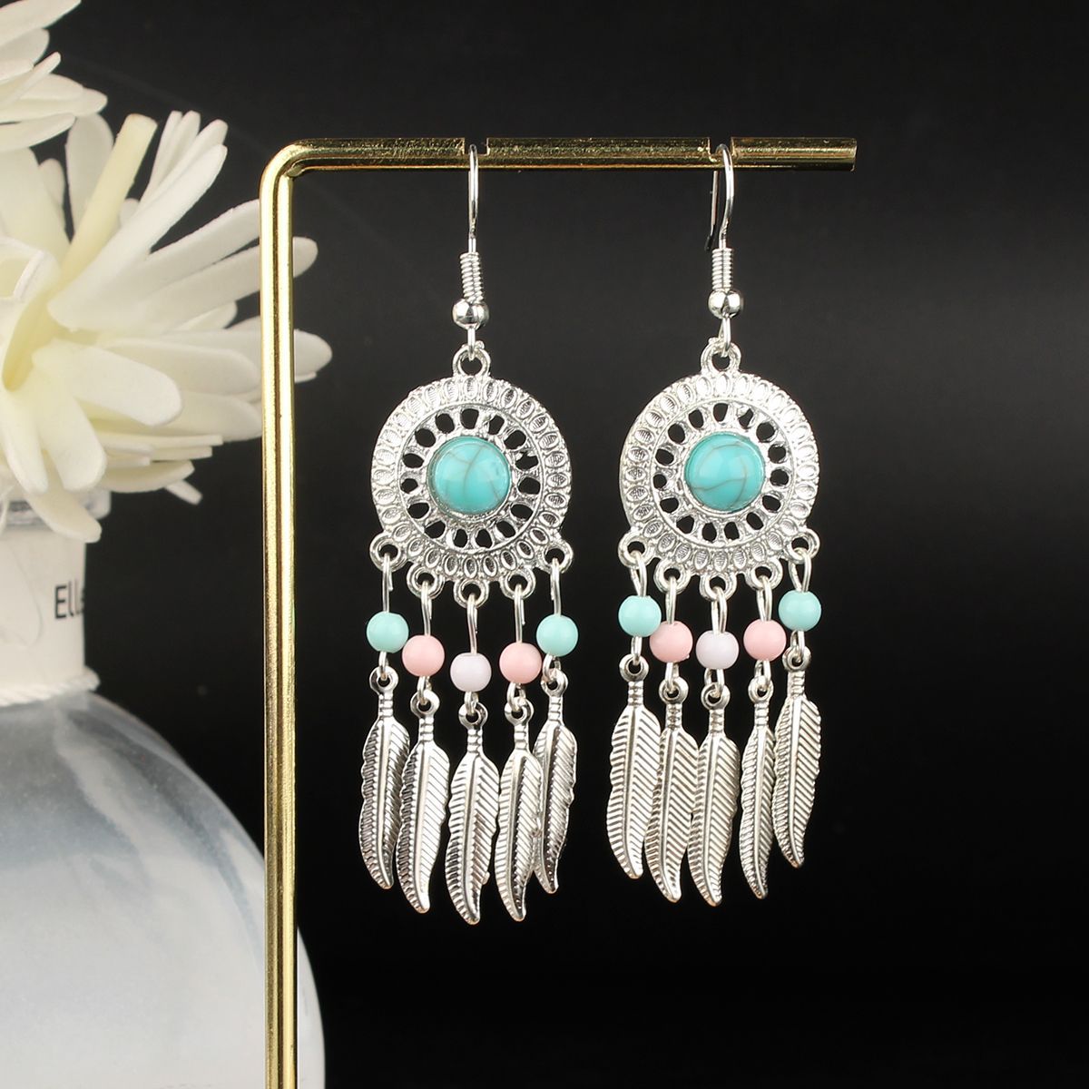 Ethnic Style Long Fringe Exotic Holiday Trip Earrings