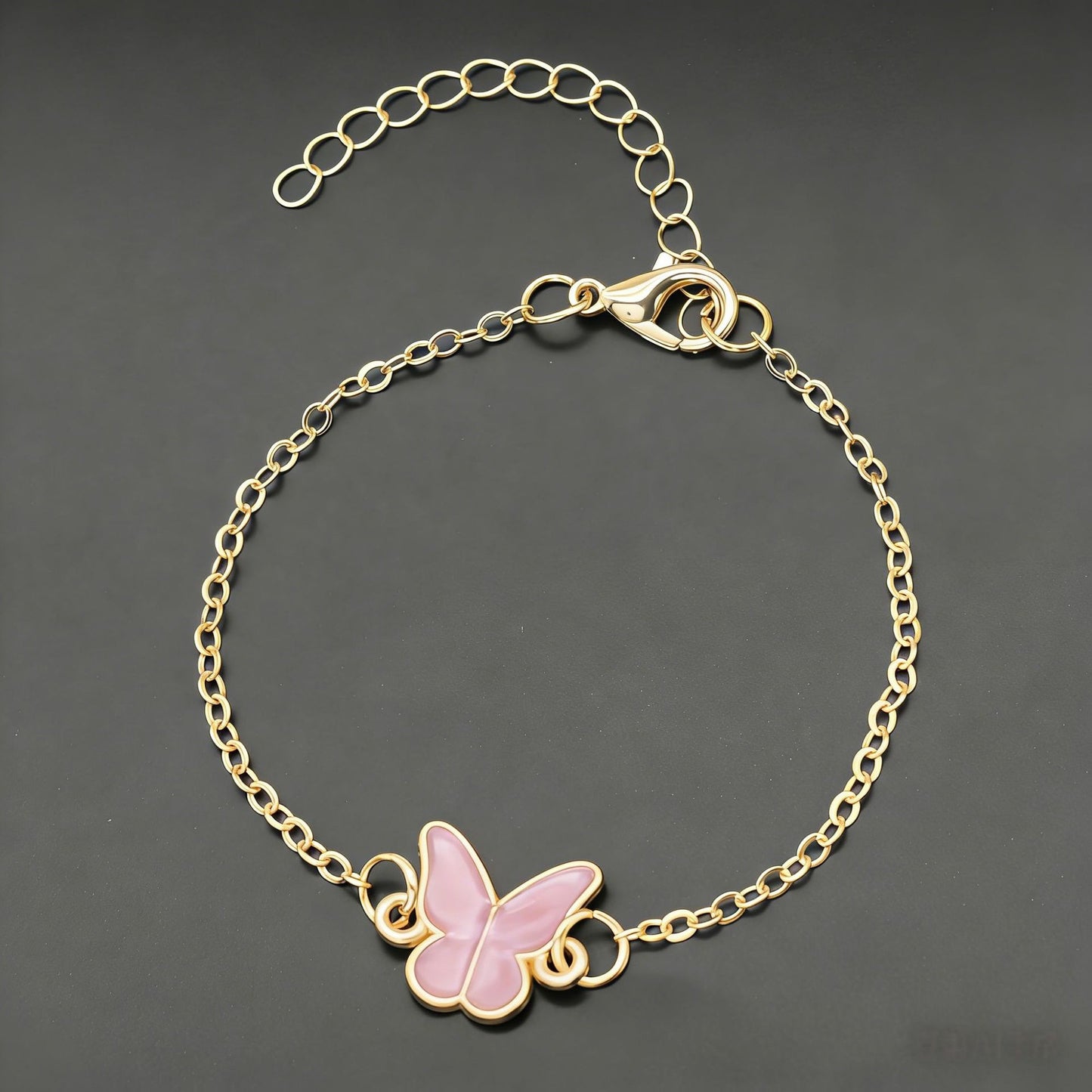 Women's Korean Style Butterfly Simple Versatile Chain Bracelet