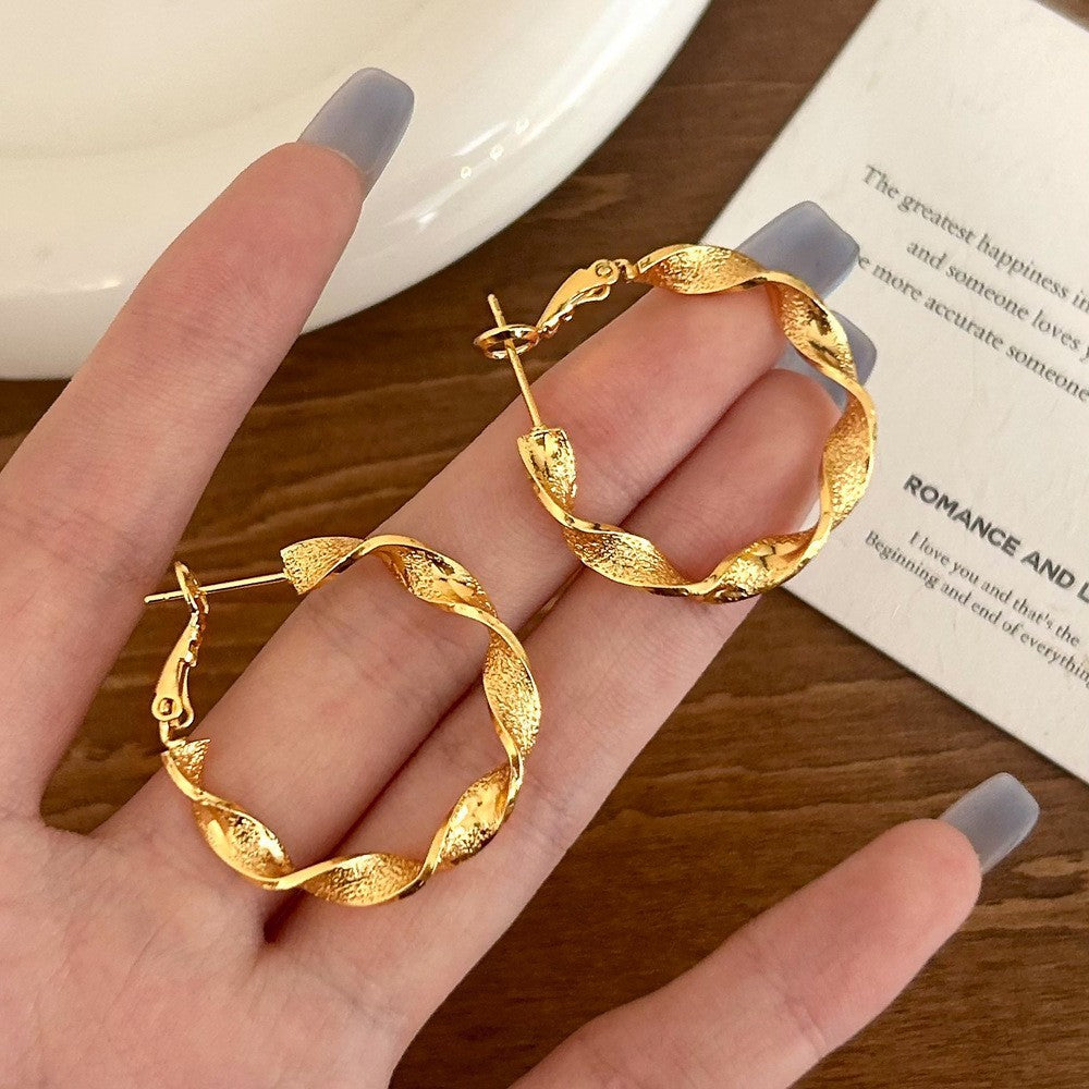 Light Luxury Temperament Fashion Simple Everyday Joker Niche Advanced Earrings