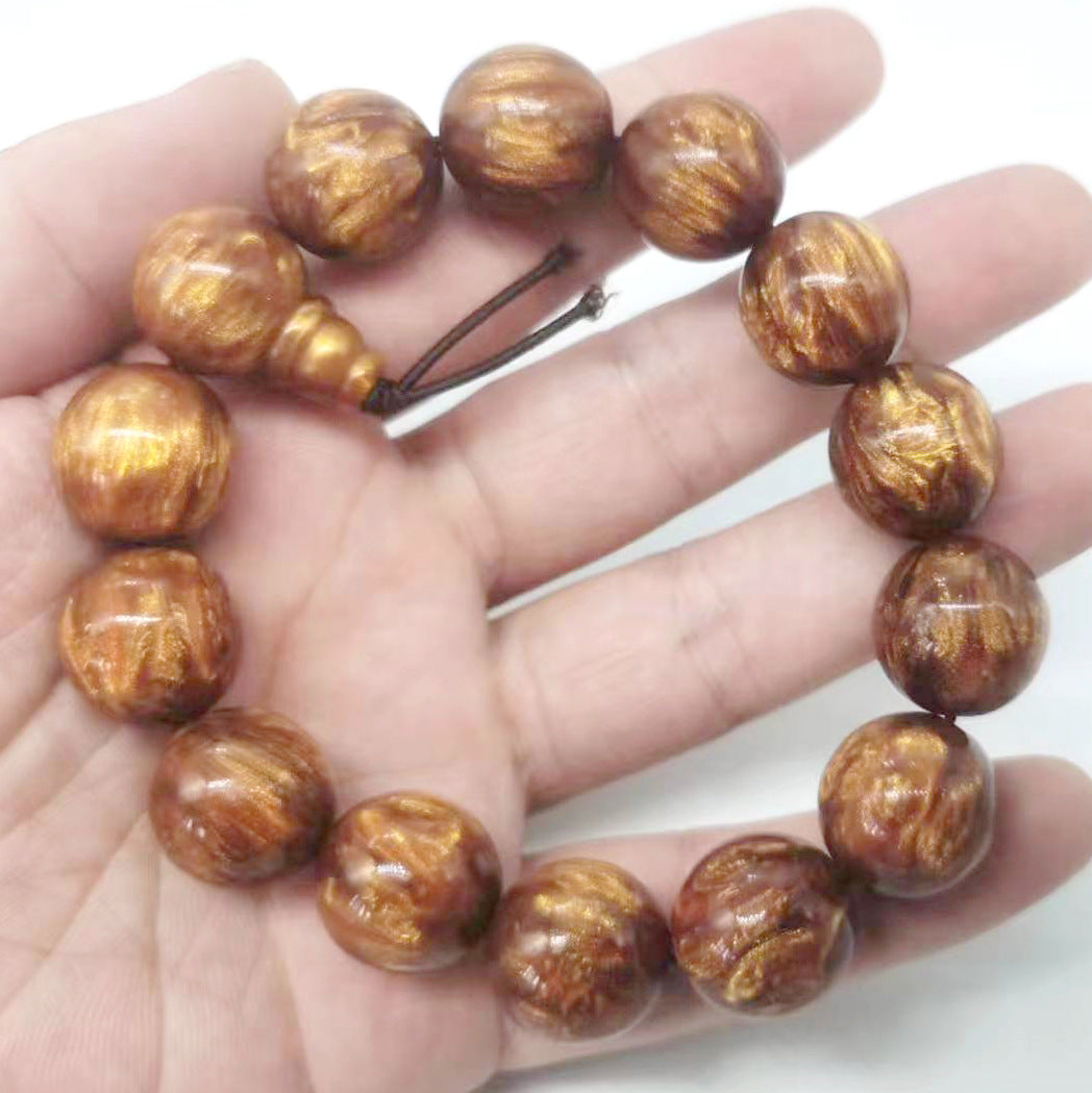 Willow Pagoda Single Circle Prayer Beads National Style Stall Resin Bracelet