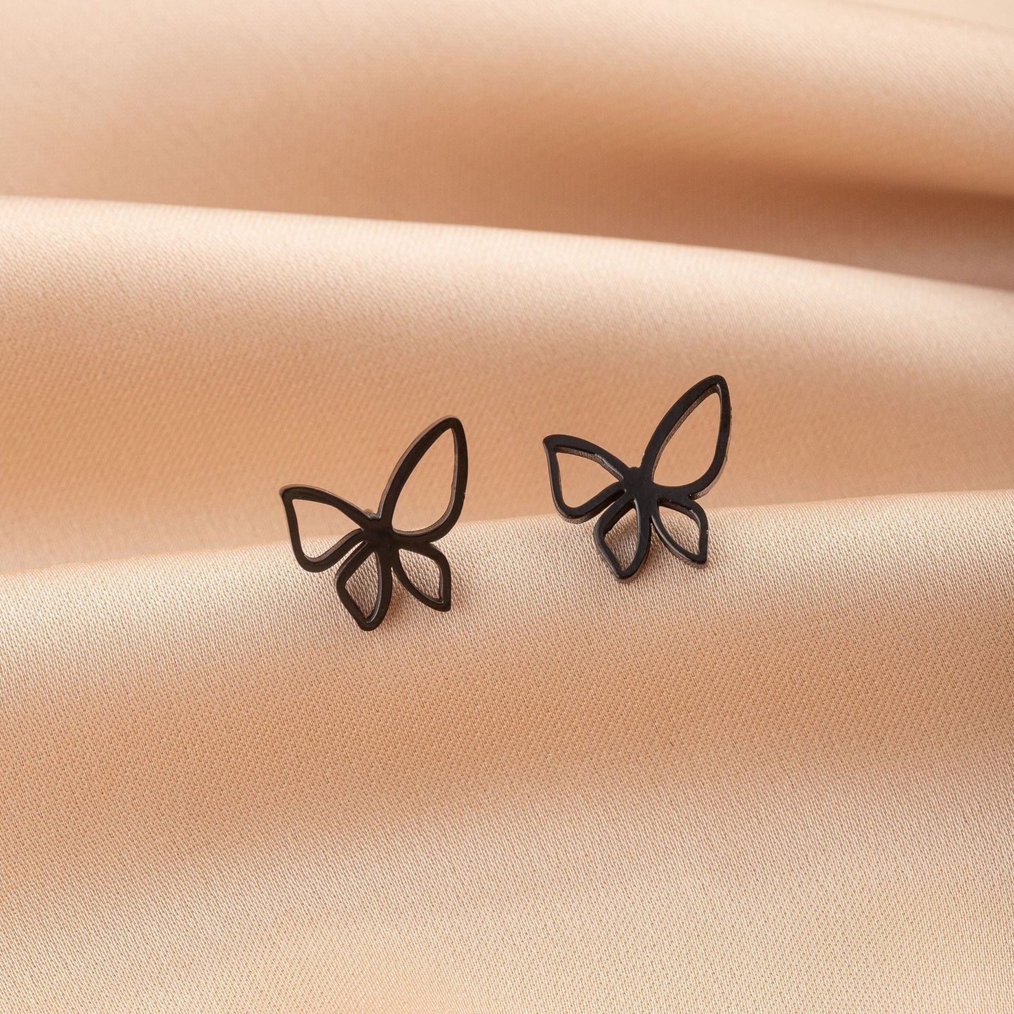 Small Animal Cute Butterfly Rabbit Asymmetric Earrings