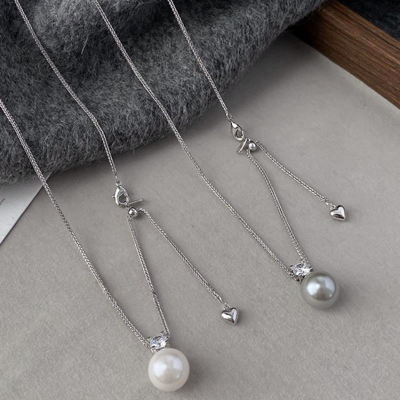 Women's Diana Single Pearl Light Luxury High-grade Pendants