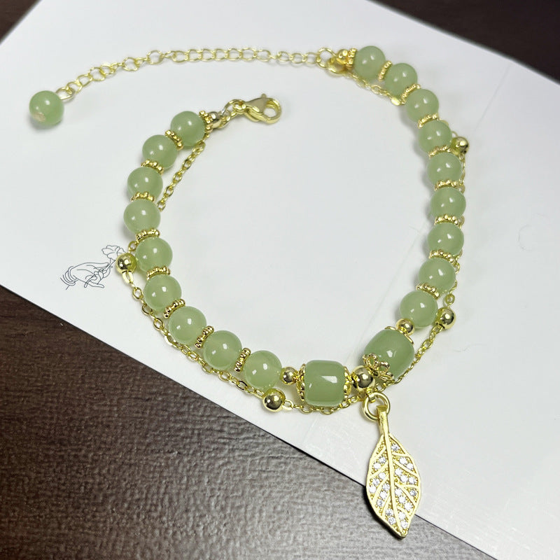High-grade Chinese Valentine's Day Gift Jade Hare Bracelets