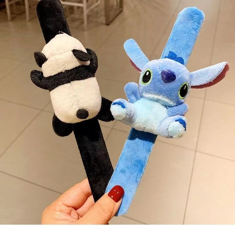 Children's Plush Holiday Gifts Present Wrist Strap Bracelet