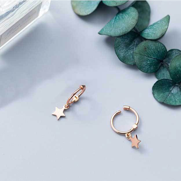 Clip Fresh Eardrop Short Simple Sweet Earrings