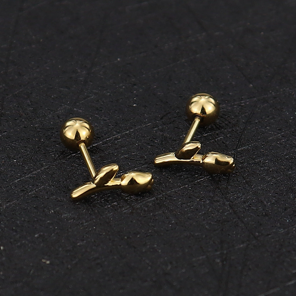 Stainless Steel Ear Bone Nail Mini Piercing Screw Rings