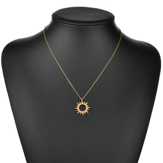 Women's Fashion Alloy For Vintage Sunflower Clavicle Necklaces