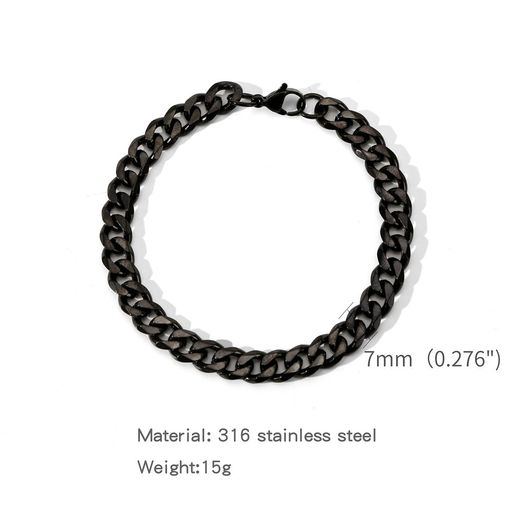 Fashion Electroplated Single Woven Grinding Six Bracelets