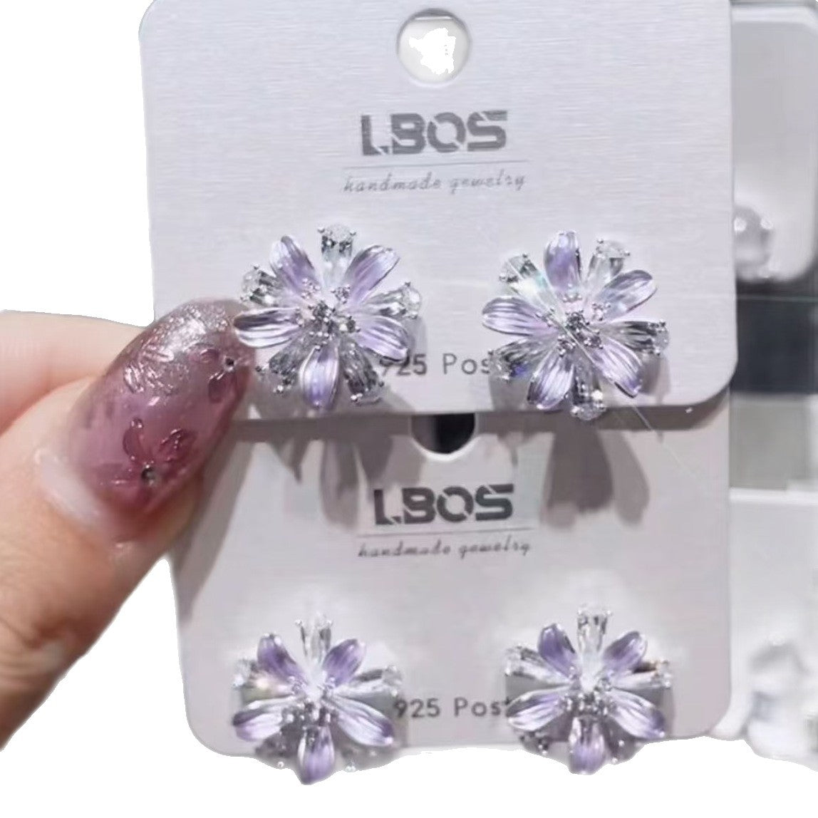 Women's Diamond Flower For Mori High-grade Simple Light Rings