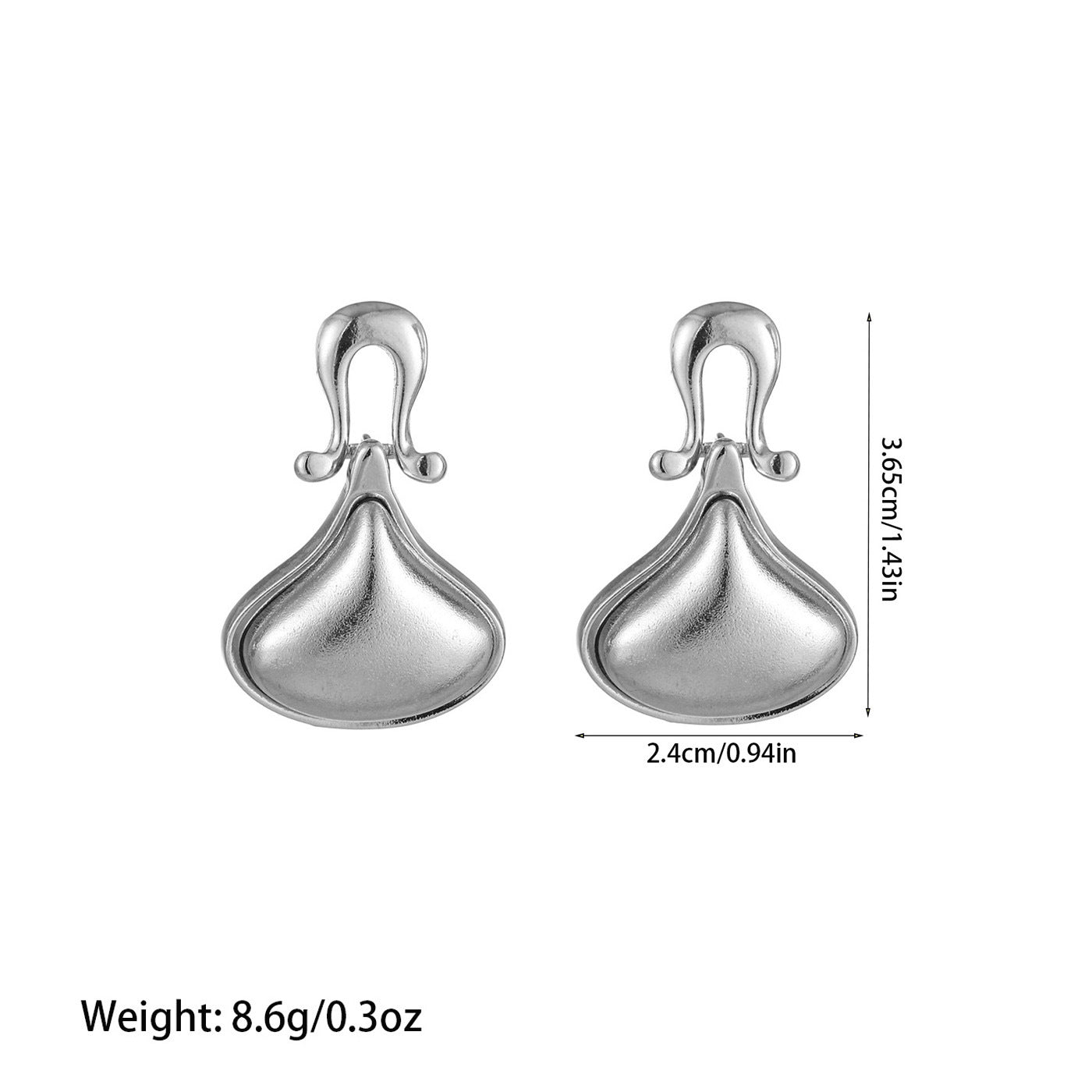 Women's Titanium Steel Fashion Temperament Commute High-grade Earrings