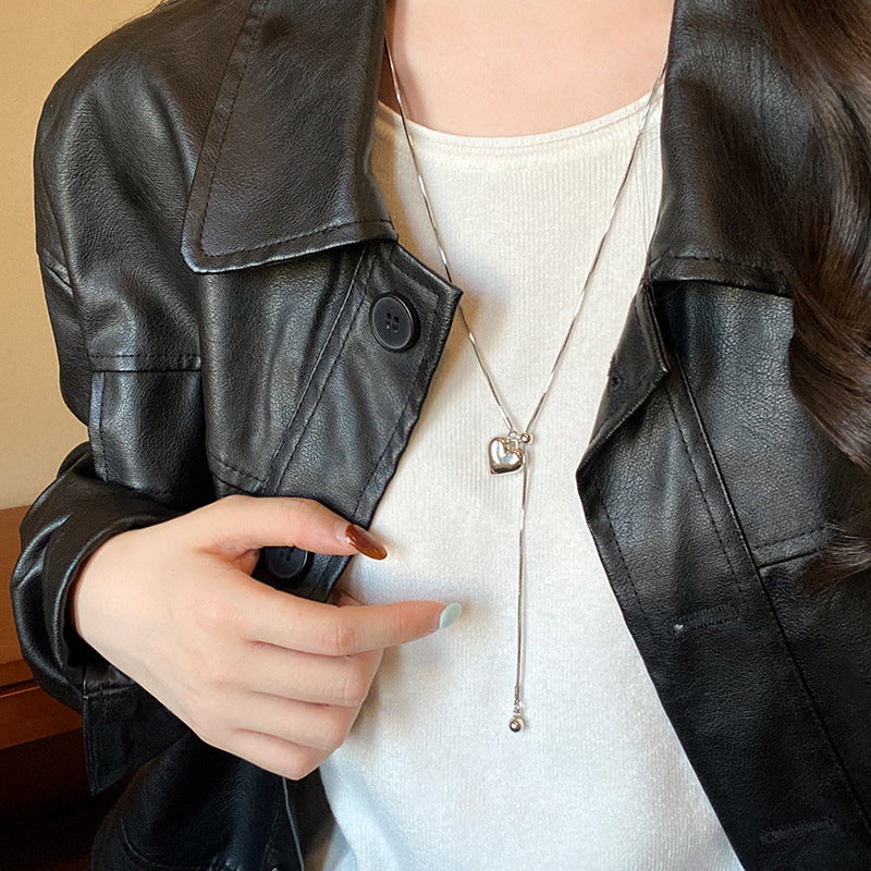 Women's Cold Style Pull-out Sweater Chain Simple Fashion Clavicle Niche High-grade Necklaces